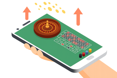 imagen móvil con ruleta