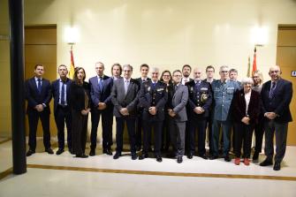 Miembros de la Comisión Nacional para combatir la manipulación de las competiciones deportivas y el fraude en las apuestas (CONFAD)