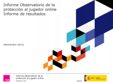 Informe Observatori de la protecció al jugador en línia