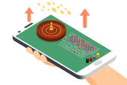imagen móvil con ruleta